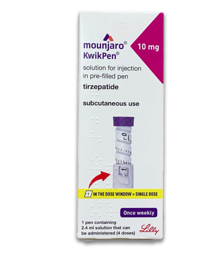 Confezione originale Mounjaro KwikPen Eli Lilly Italia - Tirzepatide per dimagrire