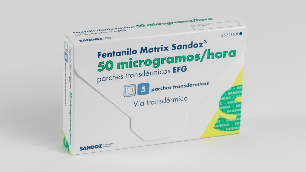 Confezione originale Fentanil Sandoz cerotti transdermici - Trattamento dolore cronico