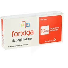 Confezione originale Forxiga AstraZeneca - Dapagliflozin senza ricetta per diabete e cuore