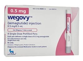 Confezione originale Wegovy Novo Nordisk - Penna pre-riempita di Semaglutide per dimagrire